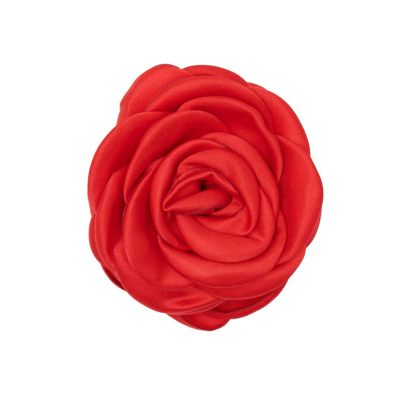 PICO Small Satin Rose hårklemme - rød