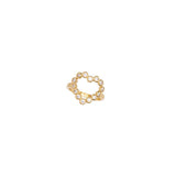 PICO Elva Heart Crystal Ring - clear