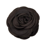 PICO Giant Satin Rose hårklemme - Chocolate