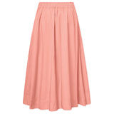 RUE DE TOKYO Pippa poplin nederdel - peach pink