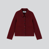 BIRROT Lay3 Point Collar jakke - Burgundy