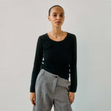 PROEM PARADES Nellie LS Blouse - sort