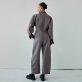 PROEM PARADES Donna Wool Blazer - Black/Light Camel