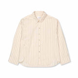 PROEM PARADES Beatrice Pinstripe skjorte - Off White/Black