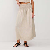 RAILS Alessa nederdel - heathered flax