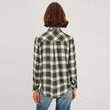 RAILS Hunter skjorte - Olive Stone Blue