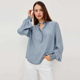 RAILS Kimmy skjorte - washed blue