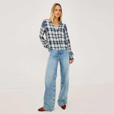 RAILS Malin skjorte - Ecru Midnight