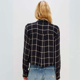 RAILS Malin skjorte - Onyx sand birch