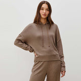 RAILS Nico hoodie - heather latte