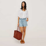 RAILS Foster shorts - ivory carnations