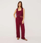 RAILS Akira top - Berry Hibiscus Embroidery