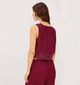 RAILS Akira top - Berry Hibiscus Embroidery