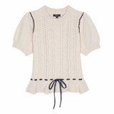 RAILS Chandi strik bluse - Heather Oat