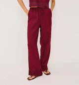 RAILS Emmie bukser - Berry Hibiscus Embroidery