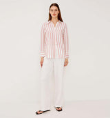 RAILS Knox skjorte - scarlet Ivory stripe