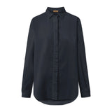 RUE DE TOKYO Shelby poplin skjorte - dark navy