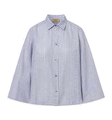 stribet hørskjorte købt i HAUSFRAU