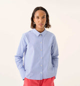 Stribede skjorte i blå og hvid fra Rue de Tokyo