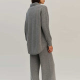 RHEA SH03.05 Knitted Shirt - Mid Grey