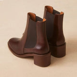 RIVECOUR 289 ankel støvler - Chocolate Brown