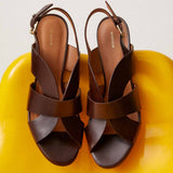 RIVECOUR 551 sandaler - chocolate brown