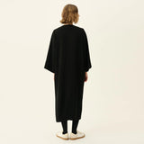 RUE DE TOKYO Danutas heavy crepe kjole - sort