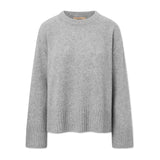RUE DE TOKYO Kath cashmere silke sweater - flint