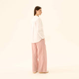 RUE DE TOKYO Prisila crinkled tencel bukser - Rose