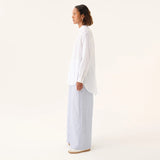 RUE DE TOKYO Shelby patterned skjorte - hvid