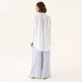 RUE DE TOKYO Shelby patterned skjorte - hvid