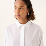 RUE DE TOKYO Shelby patterned skjorte - hvid