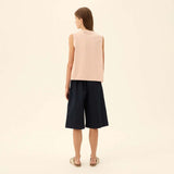 RUE DE TOKYO Prema twill shorts - Dark Navy