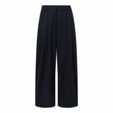 RUE DE TOKYO Prudie Sandwashed Tencel bukser - Navy