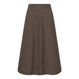 RUE DE TOKYO Pryma twill nederdel - Malt Brown