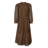 ISABEL MARANT Charissa kjole - dark khaki