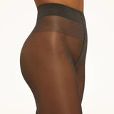 WOLFORD Satin Touch 20 strømpebukser - Nearly Black