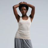 Basis bomuldstp i beige rosa fra Seamless Basic