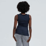 SEAMLESS BASIC Flounce top - Midnight