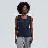 SEAMLESS BASIC Flounce top - Midnight
