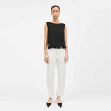 SKALL STUDIO Allison cropped jeans - hvid