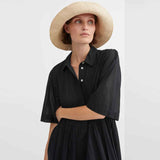 SKALL STUDIO Dot skjortekjole - sort