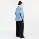 SKALL STUDIO Edgar skjorte - Sky blue