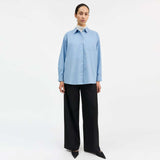 SKALL STUDIO Edgar skjorte - Sky blue