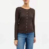 SKALL STUDIO Edie cardigan - dark brown