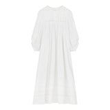 SKALL STUDIO Florentine kjole - hvid