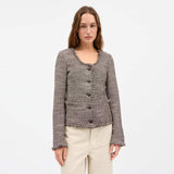 SKALL STUDIO Rosa jakke - Brown/Ecru