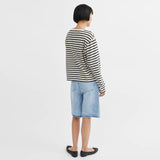 SKALL STUDIO Loui oversized bluse - dark navy/hvid