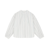 SKALL STUDIO Cilla skjorte - hvid/navy striber