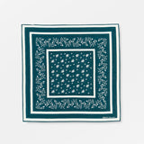 SKALL STUDIO Classic scarf 55x55 - pine green